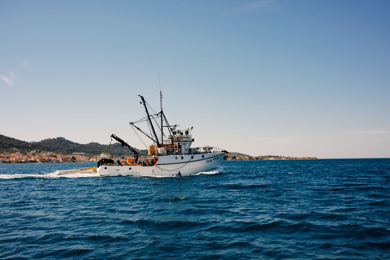 Sustainable fishing practices at sea